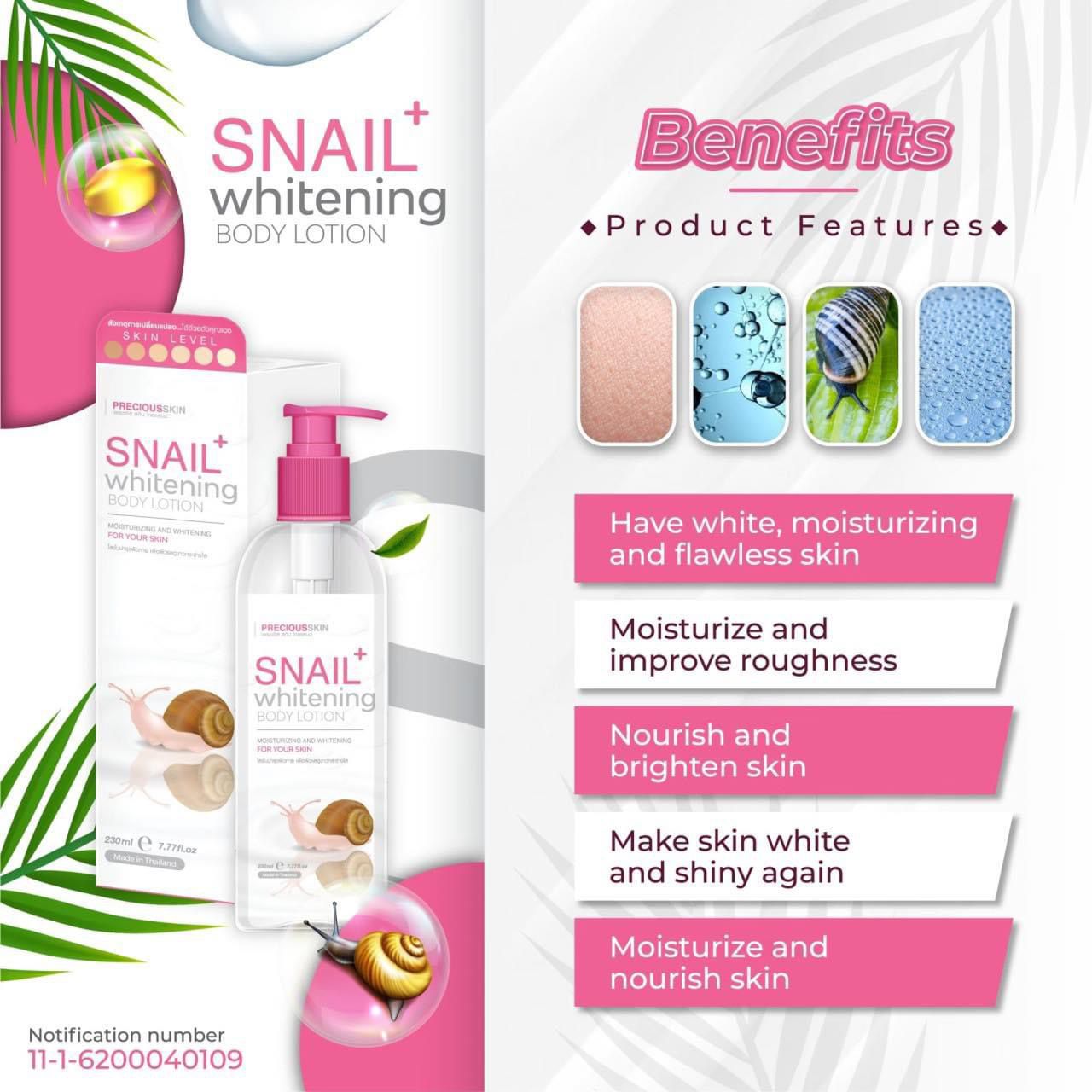 Snail Whitening Body Lotion 230ml