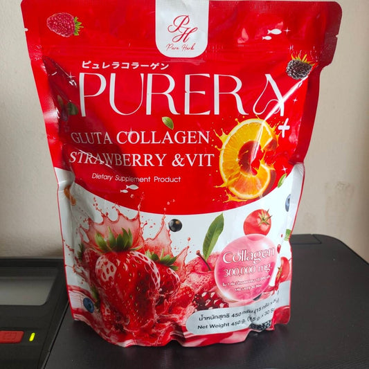 Purera Gluta Collagen Strawberry & Vit C
