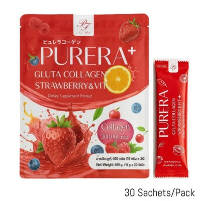 Purera Gluta Collagen Strawberry & Vit C