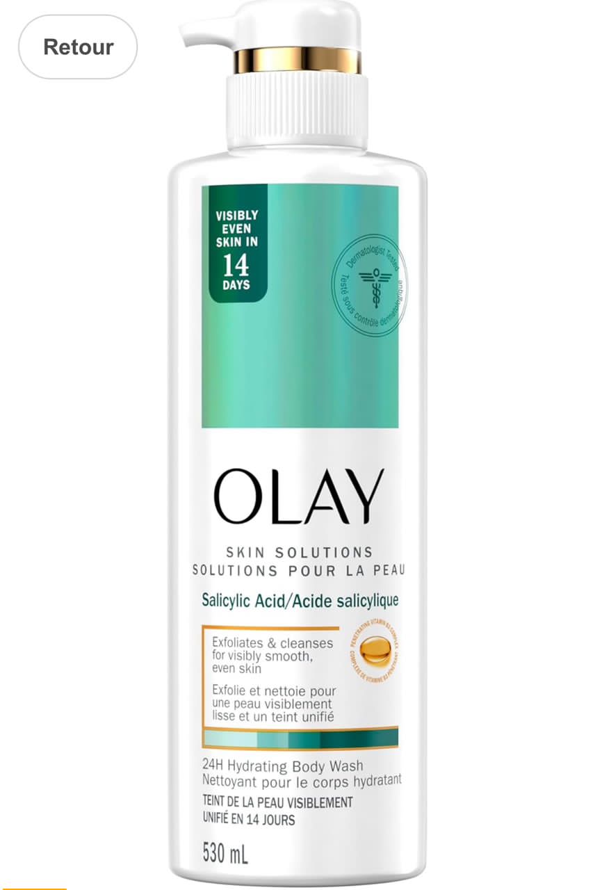 Olay Skin Solutions Gel douche à l'acide salicylique